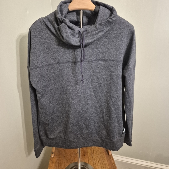 Gray Cowl Neck Sweatshirt Simply Southern - Picture 1 of 9